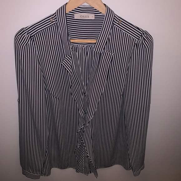 Striped button up - Picture 1 of 3